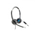 Cisco 522 Wired Dual 3.5mm Binaural Headset with USB-C Headset Adapter